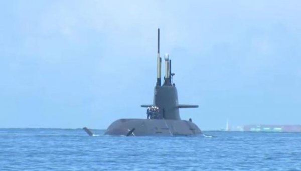 民信配资端 “海鲲潜舰”第二次试航，为保密关闭高雄港摄像头