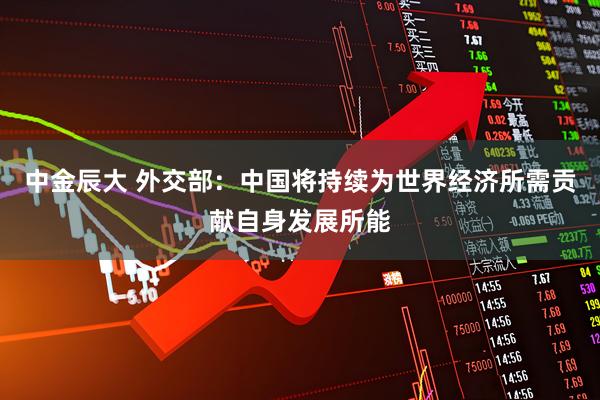 中金辰大 外交部：中国将持续为世界经济所需贡献自身发展所能