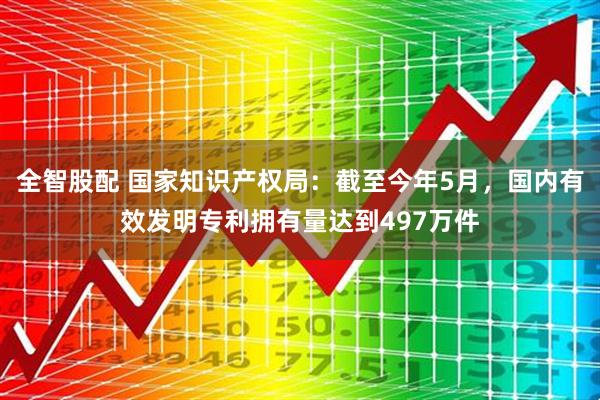 全智股配 国家知识产权局：截至今年5月，国内有效发明专利拥有量达到497万件
