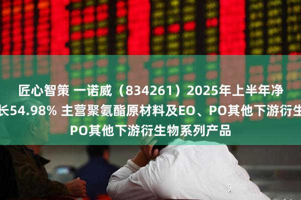 匠心智策 一诺威（834261）2025年上半年净利润同比增长54.98% 主营聚氨酯原材料及EO、PO其他下游衍生物系列产品